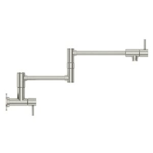 Pfister GT533-PFS Lita 2-Handle Wall Mount Pot Filler, Stainless Steel