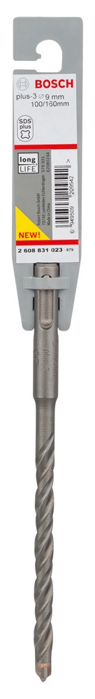 Bosch SDS plus-3 drill bit for concrete Ø9 x 100 x 160 mm