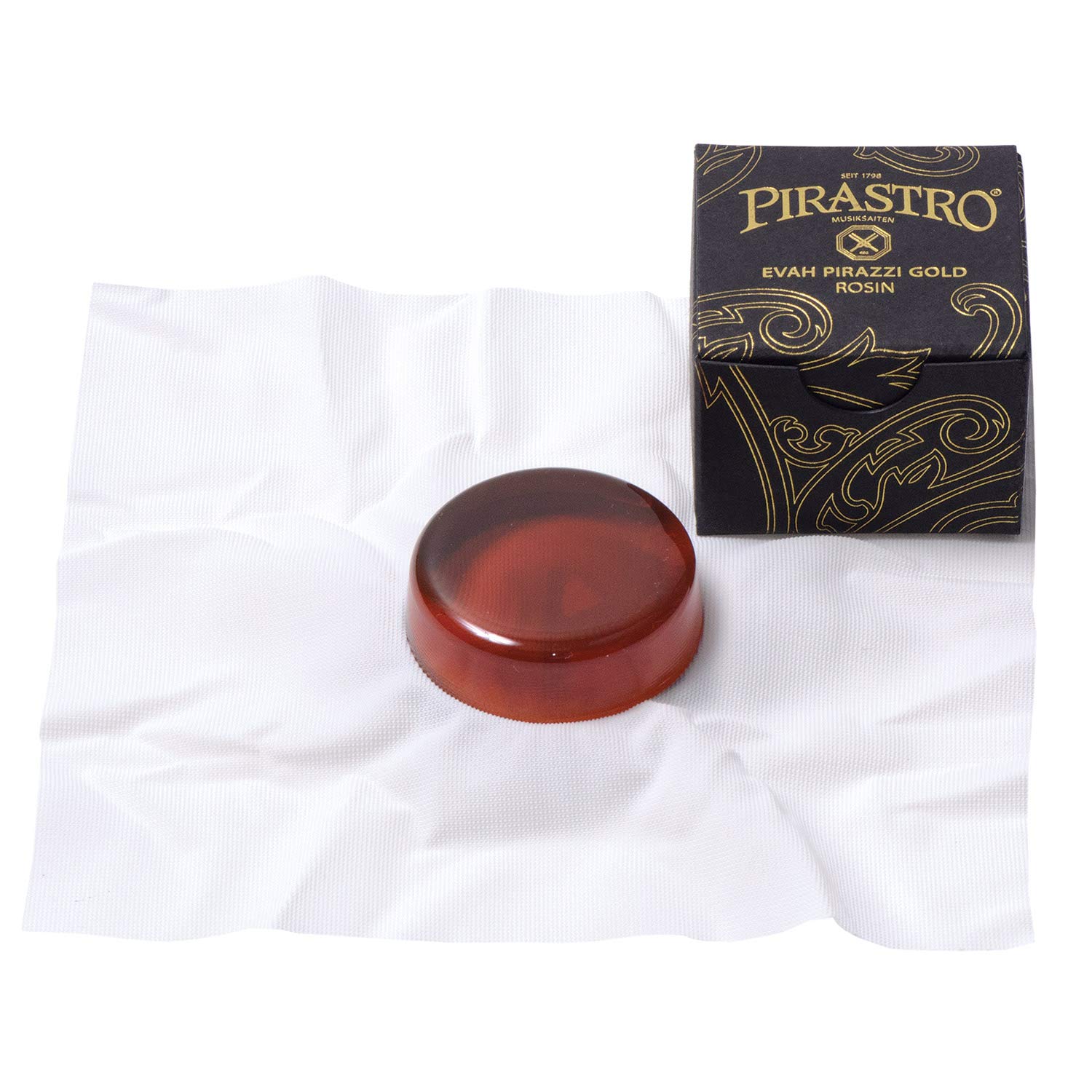 Pirastro Eva-3173 Violin Rosin Evah Pirazzi Gold, Handcrafted Quality for Professional and Student Violin Players, Premium Rosin Made with Natural Resin for Musicians