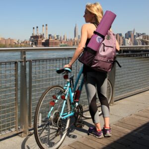 AURORAE Yoga Mat/Gym Cross-body Travel Sling Back Pack. Mat sold separately.