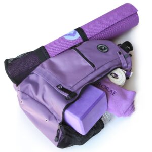 AURORAE Yoga Mat/Gym Cross-body Travel Sling Back Pack. Mat sold separately.