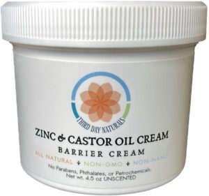 td naturals zinc and castor oil cream – non-nano and non-gmo barrier cream 4.5 oz