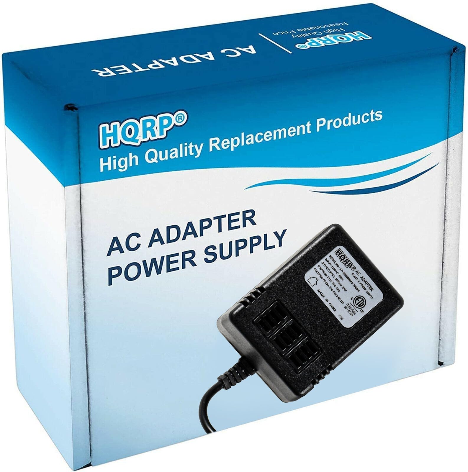 HQRP AC Adapter compatible with Korg KM2 Mixer KARMA N1 N1R N5 N5EX TR TR88 Triton LE Synthesizer Triton Rack SP500 Digital Piano TP-2 Dual Tube Preamp ESX-1 Electribe MX EMX-1 Power Supply