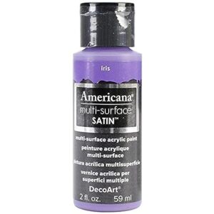 DecoArt Americana Multi-Surface Satin Acrylics Paint, 2-Ounce, Iris