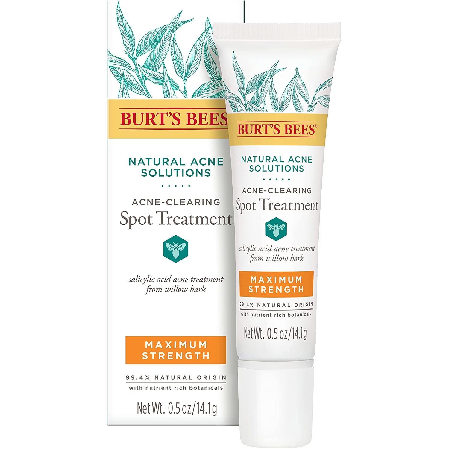 Burts Acne Spot Crm Max Size .5 Oz Burts Bee Acne Max Sport Cream 0.5oz