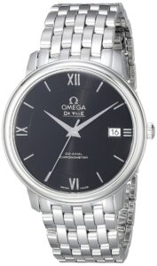 omega men's 42410372001001 analog display swiss automatic silver watch