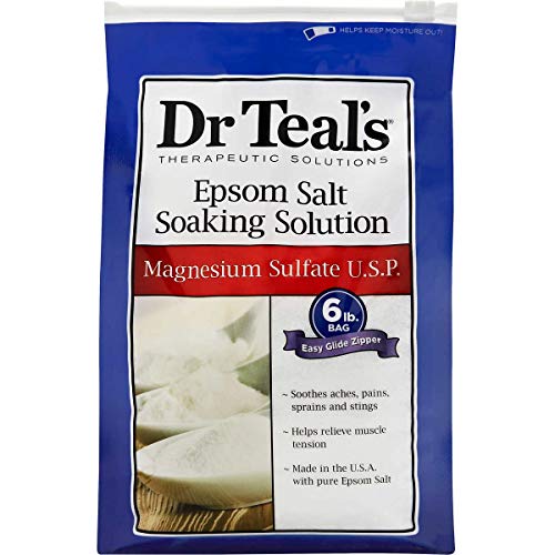 VELCRO Brand Dr. Teal's Epsom Salt, 6 Pounds (2 Count)