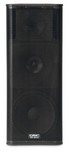 qsc kw153 15" 1000 watt 3-way active pa loudspeaker, multicolored