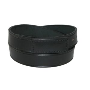 boston leather men's leather movers & mechanics no scratch work belt, black, medium (34-38)