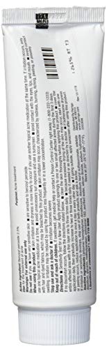 Perrigo 2.5% Benzoyl Peroxide Acne Treatment Gel 60gm Tube