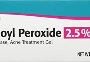 Perrigo 2.5% Benzoyl Peroxide Acne Treatment Gel 60gm Tube