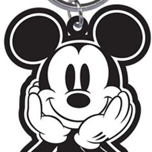 Disney Mickey Mouse Face in Palms Keychain