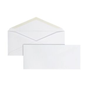 Office Depot All-Purpose Envelopes, #9 (3 7/8in. x 8 7/8in.), White, Box Of 500, 77115