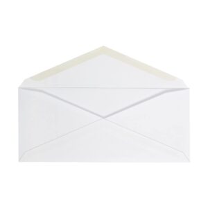 Office Depot All-Purpose Envelopes, #9 (3 7/8in. x 8 7/8in.), White, Box Of 500, 77115