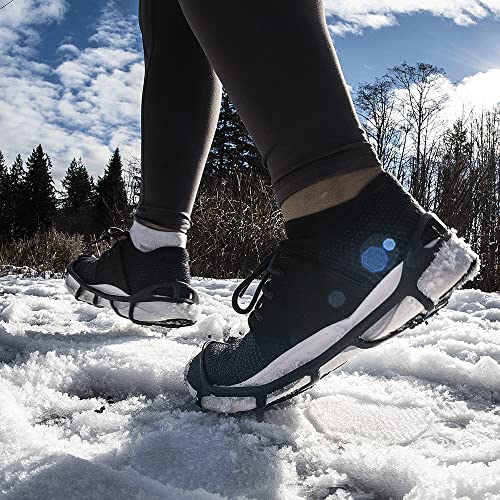 Due North Everyday G3 Ice Cleat for Walking and Running on Snow and Ice, L/XL, (1 Pair)