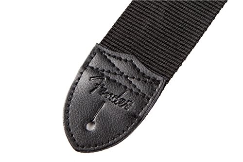 Fender Nylon Guitar Strap, 2in, Lightning Bolt