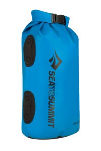 sea to summit hydraulic dry bag, heavy-duty dry storage, 20 liter, blue