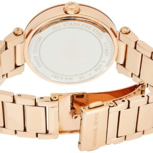 Michael Kors Women's Parker Rose Gold Tone Stainless Steel Watch MK5781