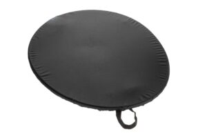 attwood 11775-5 universal kayak cockpit cover with clips - black nylon, one size