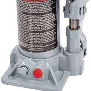 Pro-Lift B-004D Grey Hydraulic Bottle Jack for Truck - 4 Ton Capacity