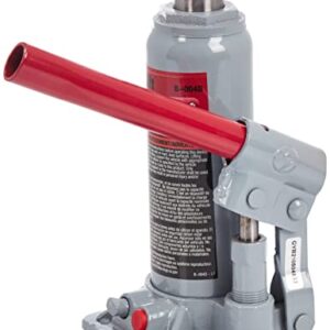 Pro-Lift B-004D Grey Hydraulic Bottle Jack for Truck - 4 Ton Capacity