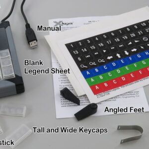 X-keys Three Axis USB Precision Joystick with Programmable Keys (12 Keys, XK-12 Joy)