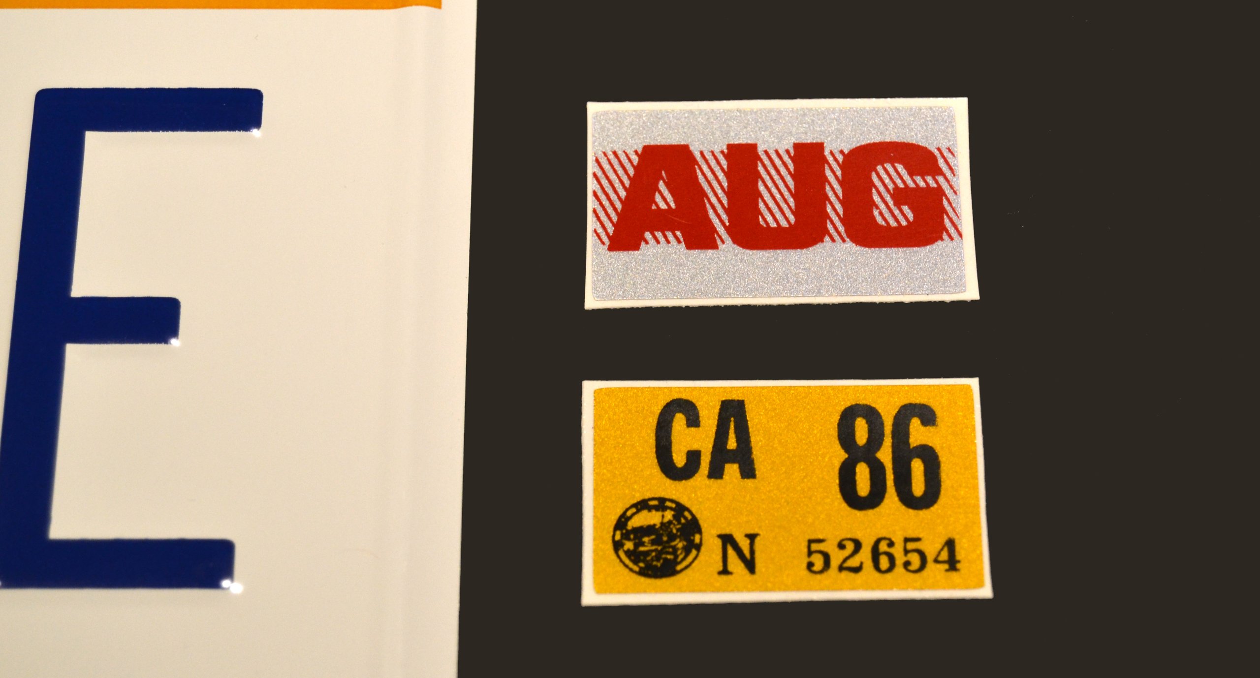 Back to The Future | Delorean | Outatime | Metal Stamped Vanity Prop License Plate