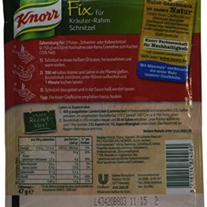 3-pack Knorr Krauter- Rahm Schnitzel Fix (3x2 Oz) Schnitzel Fix