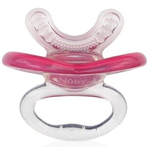 Nuby 2-Pack Gum-eez Pacifier Teethers, Colors May Vary