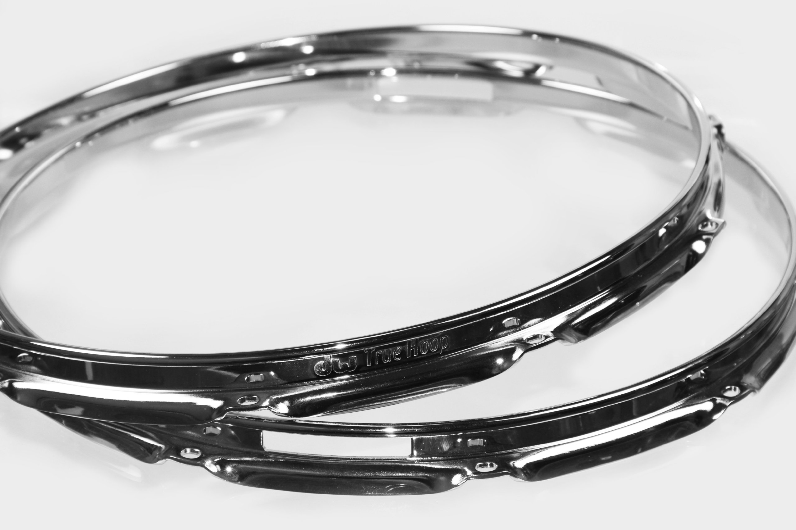 DW DWSMCH14CR2 Pair of Chrome 14/10 Truehoops Bands