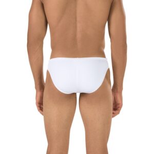 Speedo Men's Swimsuit Brief Powerflex Eco Solar, White, 30