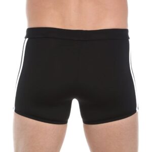 Speedo Men's Swimsuit Square Leg Splice , Speedo Black, Medium