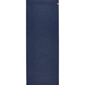 Manduka eKO Yoga Mat - For Women and Men, Strong, Durable, Non Slip Grip, 5mm Thick, 71 Inch, Midnight Blue, 180cm x 60cm x 5mm