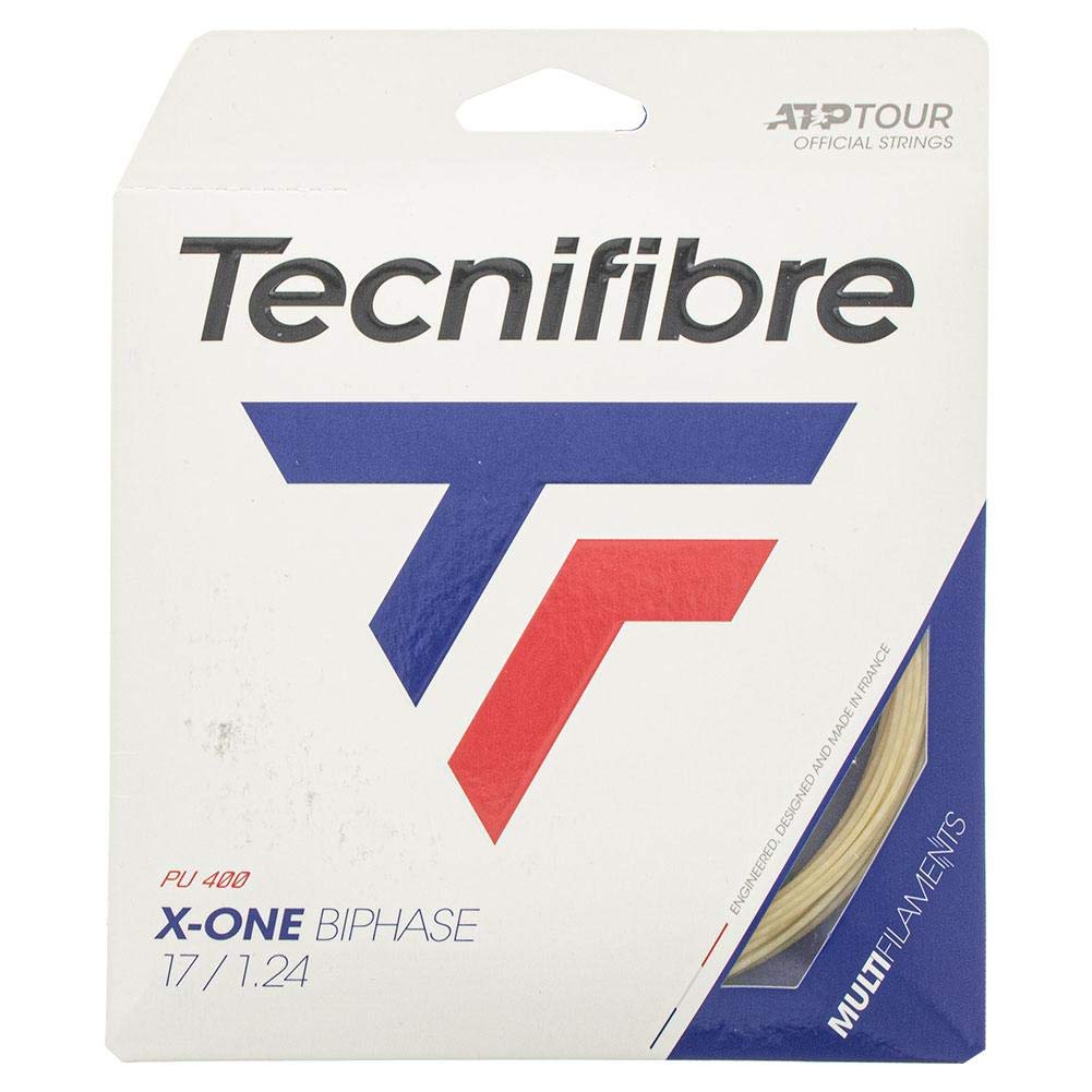 Tecnifibre X-One Biphase (16-1.30mm) String Set (Natural)