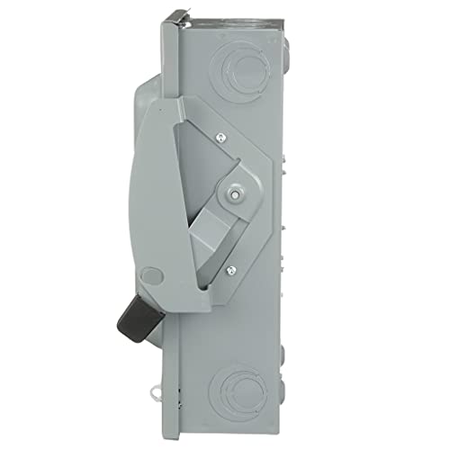 Square D - DU323 General Duty Safety Switch, Steel, Small, Non-Fusible, 100-Amp, 240V, 3-Pole, Indoor