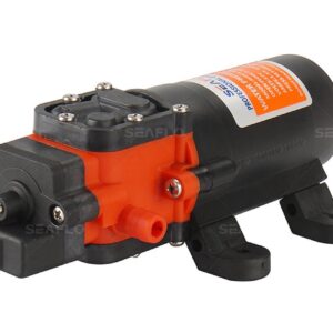 Seaflo 12V DC 1.2 GPM 35 PSI 21-Series Diaphragm Water Pressure Pump for Caravan/RV/Boat/Marine