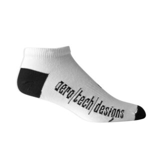 AERO|TECH|DESIGNS | Coolmax Athletic Socks | Low-Cut No-Show | Adult Unisex | X-Large | White