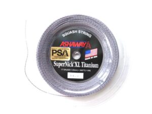 ashaway supernick xl ti squash string reel (360 ft)