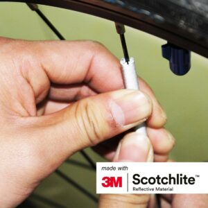 Salzmann 3M Spoke Reflectors for Bicycles | High Visibility| Made with 3M Scotchlite | 36 Pieces