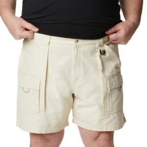 Columbia Men's Brewha II Short, UPF 50 Sun Protection, Fast Drying Stone