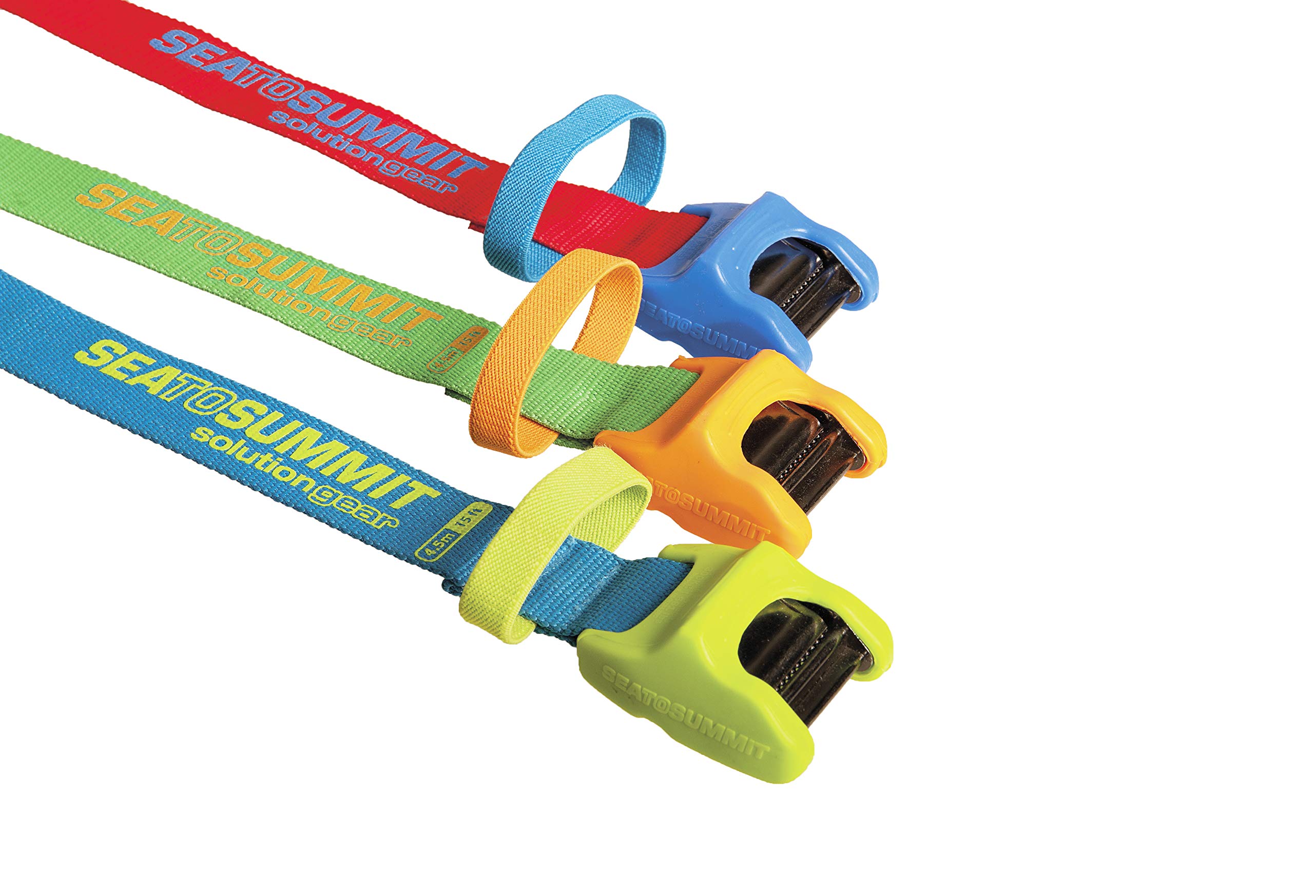 Sea to Summit Tie-Down Straps with Silicone Cam Cover (Pair), 11 feet 6 inches