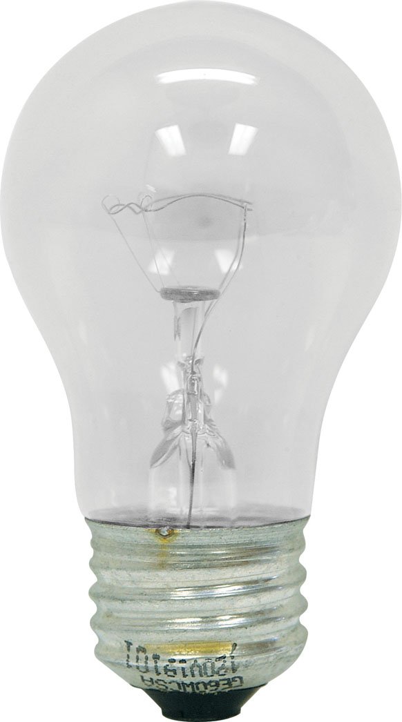 GE Lighting 76579 Appliance 40-Watt, 415-Lumen A15 Light Bulb with medium Base, 4-Pack