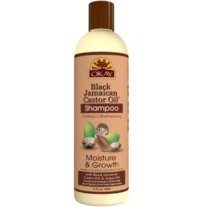 OKAY BLACK JAMAICAN CASTOR OIL MOISTURE GROWTH SHAMPOO 12oz / 355ml