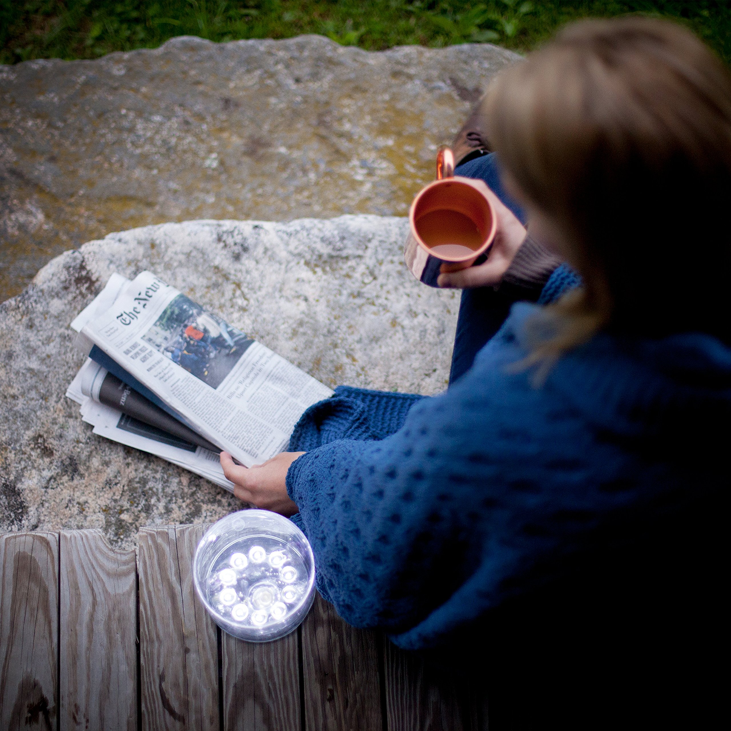 MPOWERD Luci - The Original Inflatable Solar Light, Clear Finish