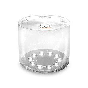 MPOWERD Luci - The Original Inflatable Solar Light, Clear Finish