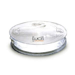 MPOWERD Luci - The Original Inflatable Solar Light, Clear Finish