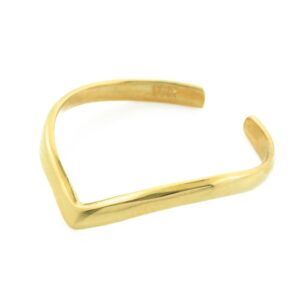 10k Gold Chevron Stackable Toe Ring