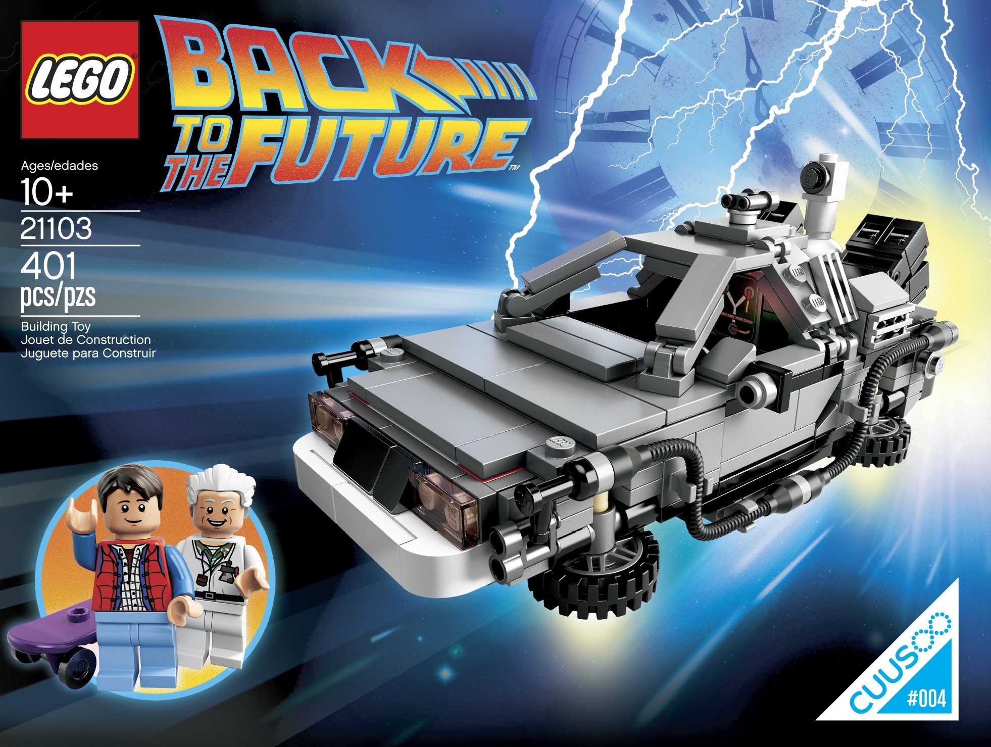 LEGO 21103 The Delorean Time Machine Building Set