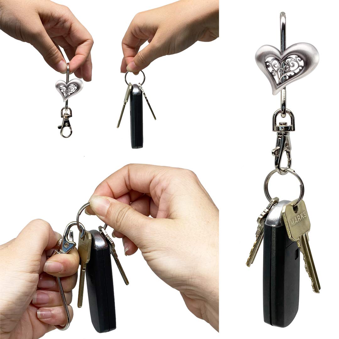 Finders Key Purse - Women’s Key Chain, Key Holder, Keychain Accessories, Key Ring, Cute Keychain, Keychain, Key Hook, Heart