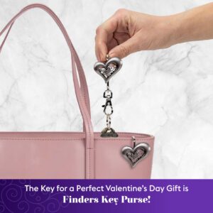 Finders Key Purse - Women’s Key Chain, Key Holder, Keychain Accessories, Key Ring, Cute Keychain, Keychain, Key Hook, Heart